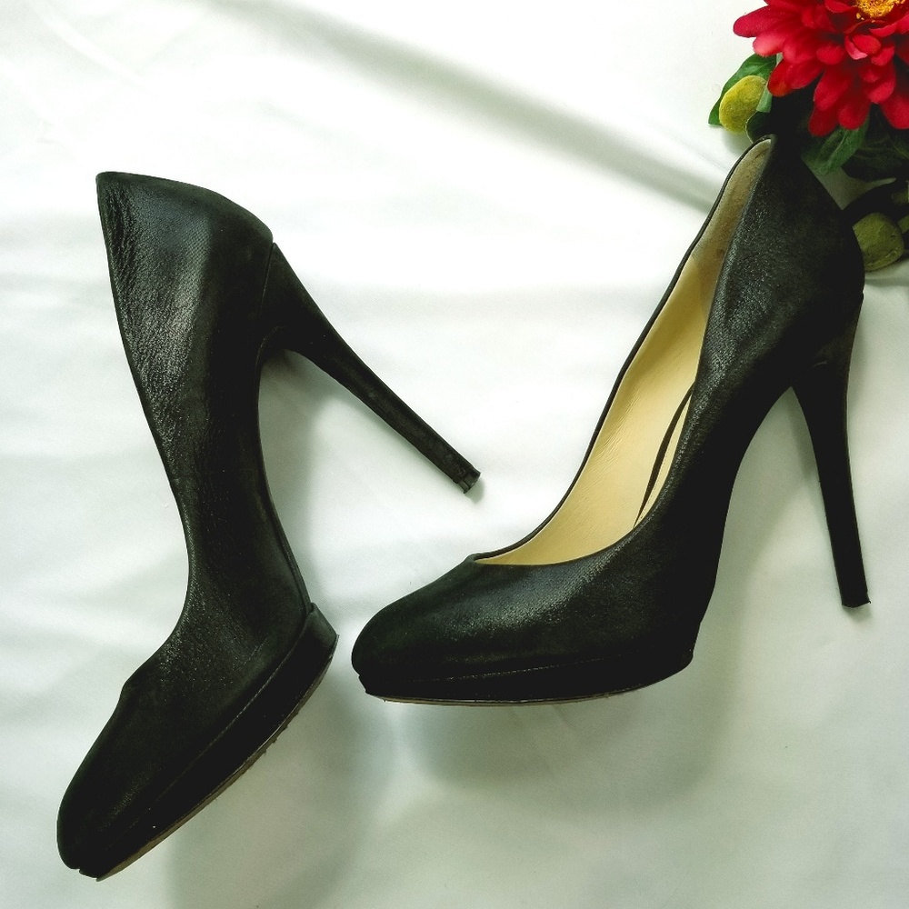 Brian Atwood | BFFredrique round toe leather pump